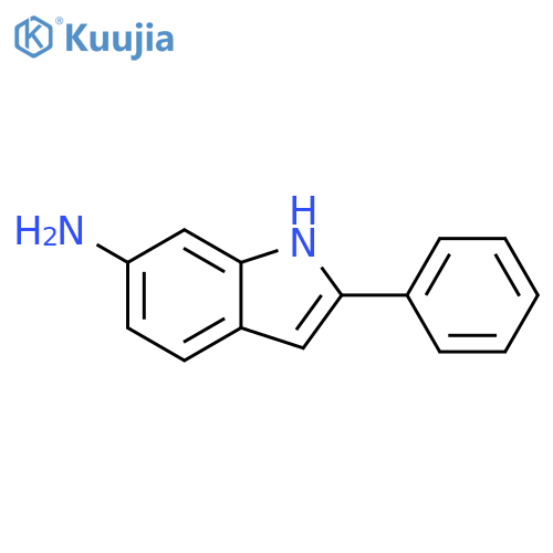 1H-INDOL-6-AMINE,2-PHENYL- structure