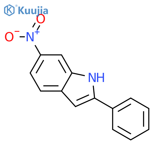 1H-Indole, 6-nitro-2-phenyl- structure