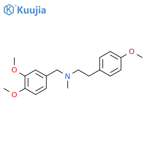 N-(3,4-dimethoxybenzyl)-2-(4-methoxyphenyl)-N-methylethanamine structure
