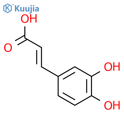 Trans-caffeic acid structure