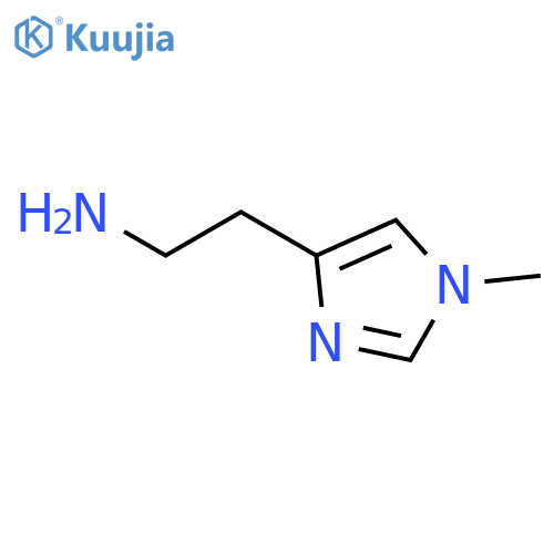 2-(1-methyl-1H-imidazol-4-yl)ethan-1-amine structure