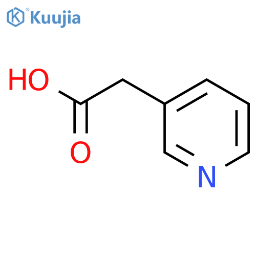3-Pyridineacetic acid structure