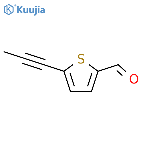 2-Thiophenecarboxaldehyde,5-(1-propyn-1-yl)- structure