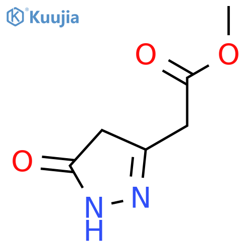 Methyl 4,5-Dihydro-5-oxo-1H-pyrazole-3-acetate structure