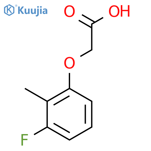2-(3-Fluoro-2-methylphenoxy)acetic acid structure