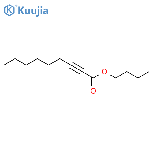2-Nonynoic acid, butyl ester structure
