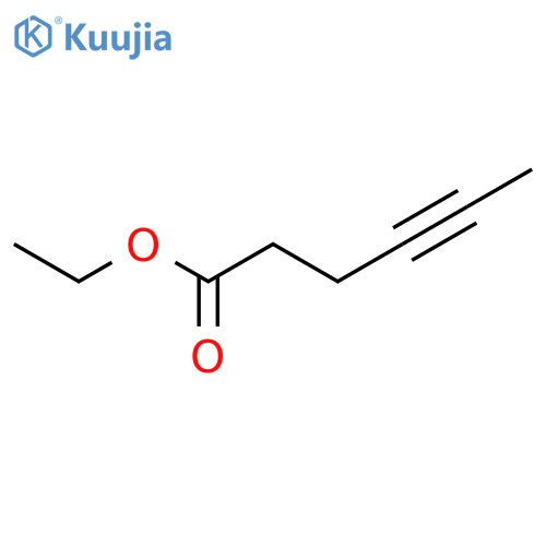 4-HEXYNOIC ACID, ETHYL ESTER structure