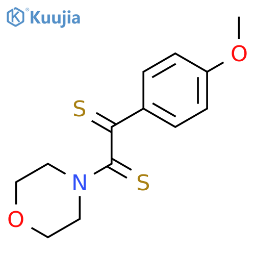 Morpholine, 4-[(4-methoxyphenyl)dithioxoethyl]- structure