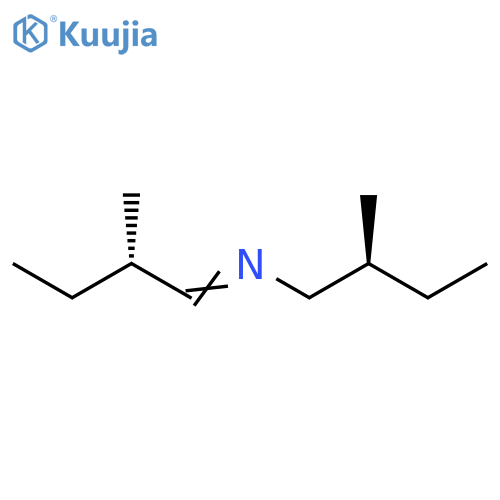1-Butanamine, 2-methyl-N-[(2S)-2-methylbutylidene]-, (2S)- structure