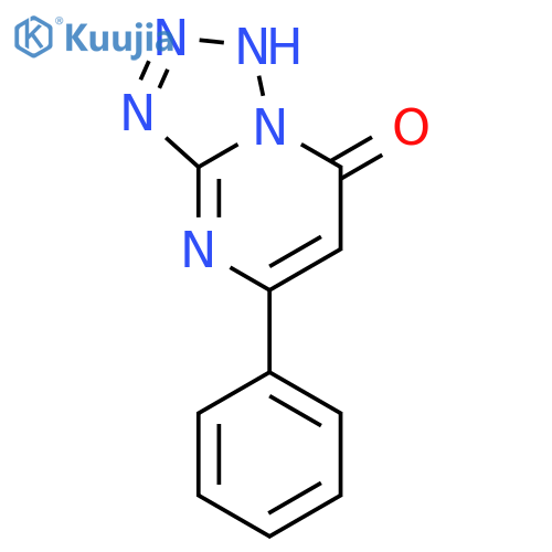 Tetrazolo[1,5-a]pyrimidin-7(1H)-one, 5-phenyl- structure