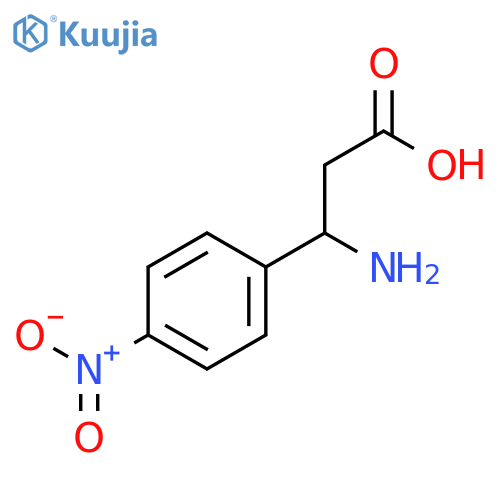 (S)-3-Amino-3-(4-nitrophenyl)propionic Acid structure