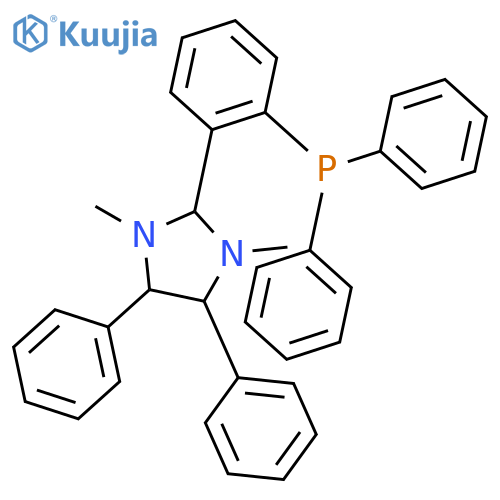 Imidazolidine,2-[2-(diphenylphosphino)phenyl]-1,3-dimethyl-4,5-diphenyl-, (4R,5S)- structure