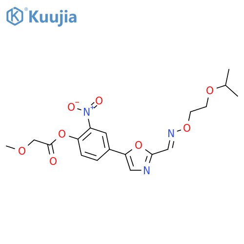 Acetic acid, methoxy-,4-[2-[[[2-(1-methylethoxy)ethoxy]imino]methyl]-5-oxazolyl]-2-nitrophenylester structure