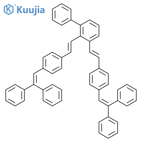 1,1'-Biphenyl, 2,3-bis[2-[4-(2,2-diphenylethenyl)phenyl]ethenyl]- structure