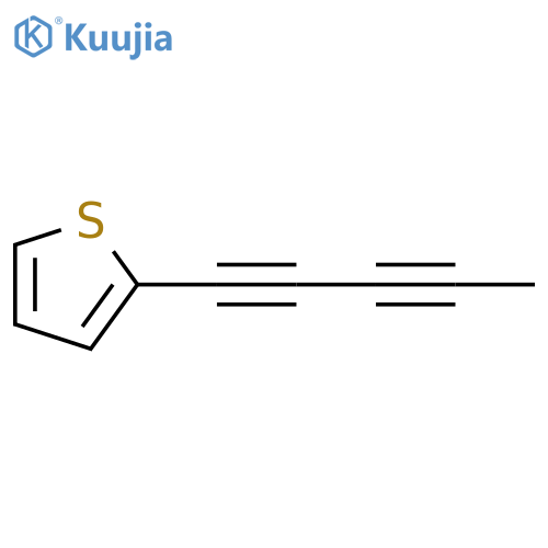 Thiophene, 2-(1,3-pentadiynyl)- structure