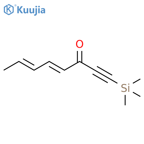 4,6-Octadien-1-yn-3-one, 1-(trimethylsilyl)-, (4E,6E)- structure