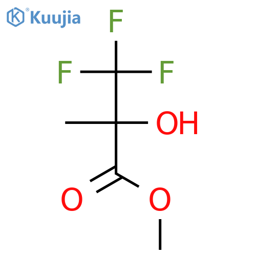 Propanoic acid, 3,3,3-trifluoro-2-hydroxy-2-methyl-, methyl ester, (2R)- structure