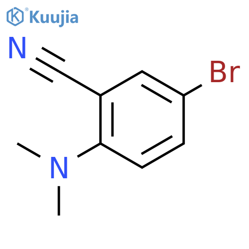 5-Bromo-2-(dimethylamino)benzonitrile structure