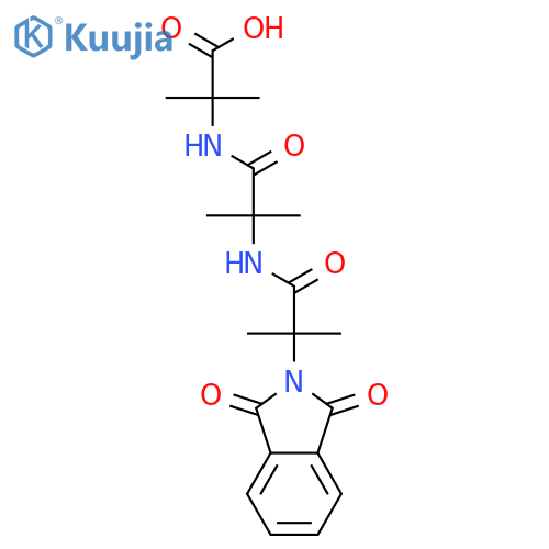 Alanine,N-[2-(1,3-dihydro-1,3-dioxo-2H-isoindol-2-yl)-2-methyl-1-oxopropyl]-2-methylalanyl-2-methyl- structure