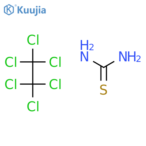 Thiourea, compd. with 1,1,1,2,2,2-hexachloroethane (1:) structure