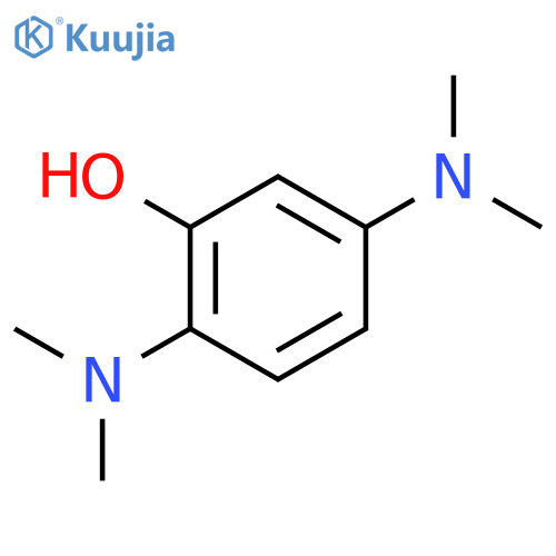 Phenol, 2,5-bis(dimethylamino)- structure