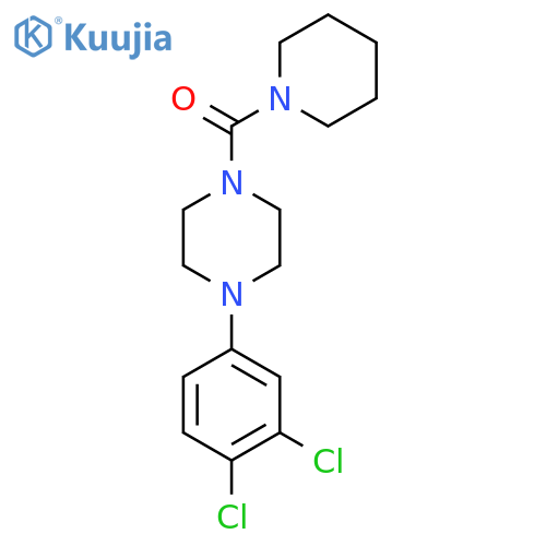 1-(3,4-dichlorophenyl)-4-(piperidine-1-carbonyl)piperazine structure