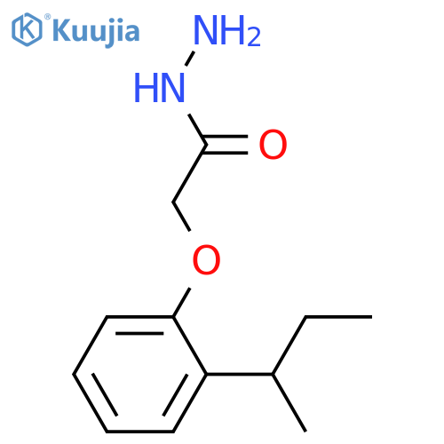 2-2-(sec-Butyl)phenoxyacetohydrazide structure