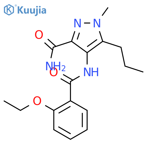4-(2-Ethoxybenzoyl)amino-1-methyl-5-propyl-1H-pyrazole-3-carboxamide structure