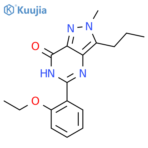 5-(2-Ethoxyphenyl)-2,6-dihydro-2-methyl-3-propyl-7H-pyrazolo4,3-dpyrimidin-7-one structure
