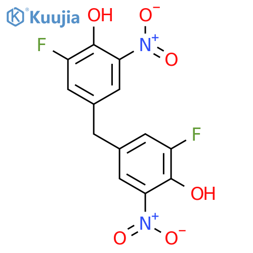 Phenol, 4,4'-methylenebis[2-fluoro-6-nitro- structure