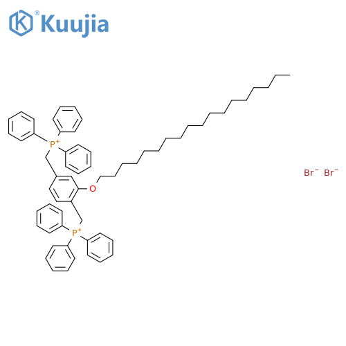 Phosphonium,[[2-(octadecyloxy)-1,4-phenylene]bis(methylene)]bis[triphenyl-,dibromide structure