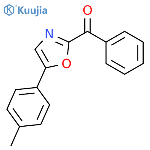 Methanone, [5-(4-methylphenyl)-2-oxazolyl]phenyl- structure