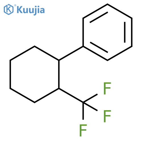 Benzene, [2-(trifluoromethyl)cyclohexyl]- structure