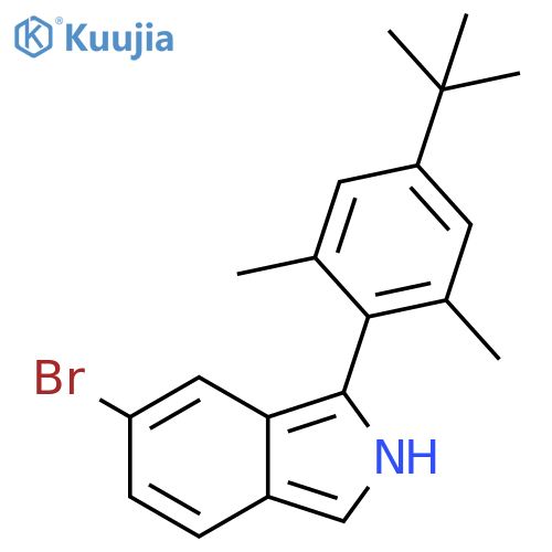 2H-Isoindole, 6-bromo-1-[4-(1,1-dimethylethyl)-2,6-dimethylphenyl]- structure