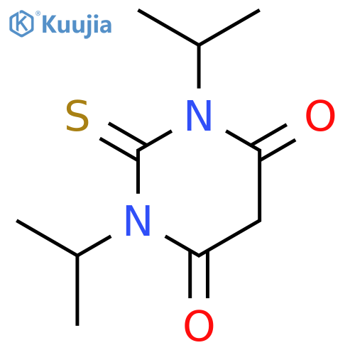 4,6(1H,5H)-Pyrimidinedione, dihydro-1,3-bis(1-methylethyl)-2-thioxo- structure