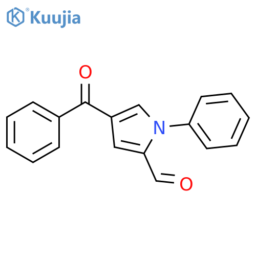 1H-Pyrrole-2-carboxaldehyde, 4-benzoyl-1-phenyl- structure