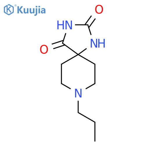 1,3,8-Triazaspiro[4.5]decane-2,4-dione, 8-propyl- structure