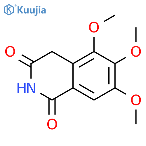 1,3(2H,4H)-Isoquinolinedione, 5,6,7-trimethoxy- structure
