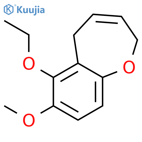 1-Benzoxepin,6-ethoxy-2,5-dihydro-7-methoxy-(9CI) structure