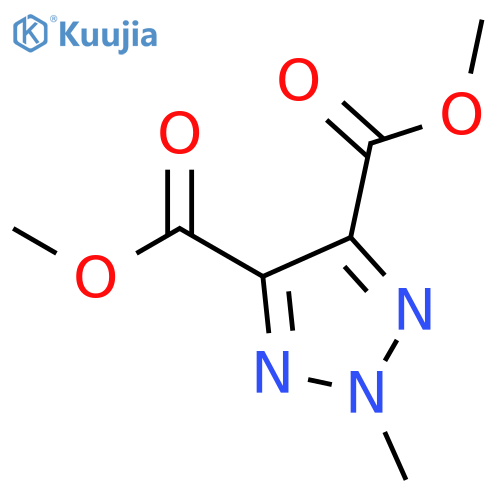 2H-1,2,3-Triazole-4,5-dicarboxylic acid, 2-methyl-, dimethyl ester structure