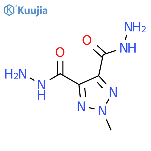 2H-1,2,3-Triazole-4,5-dicarboxylic acid, 2-methyl-, dihydrazide structure