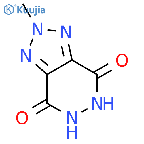 2H-1,2,3-Triazolo[4,5-d]pyridazine-4,7-dione, 5,6-dihydro-2-methyl- structure