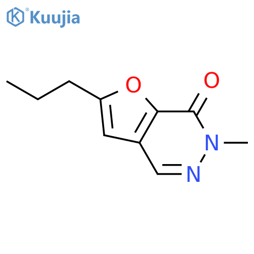 Furo[2,3-d]pyridazin-7(6H)-one, 6-methyl-2-propyl- structure