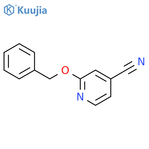 2-(benzyloxy)pyridine-4-carbonitrile structure