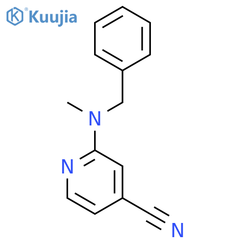 2-(Benzyl(methyl)amino)isonicotinonitrile structure