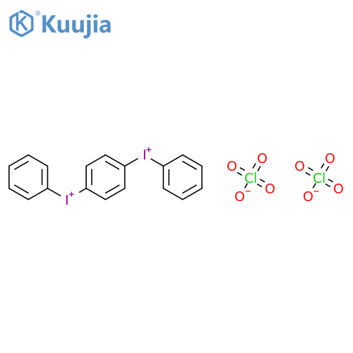 (1,4-Phenylene)bis(phenyliodanium) diperchlorate structure
