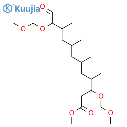 Dodecanoic acid,3,11-bis(methoxymethoxy)-4,6,8,10-tetramethyl-12-oxo-, methyl ester,(3S,4S,6S,8R,10S,11R)- structure