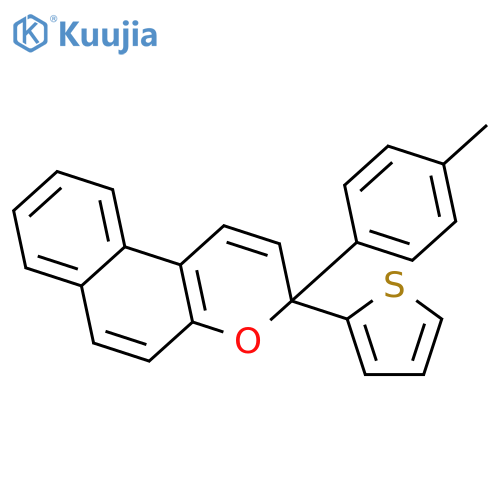 3H-Naphtho[2,1-b]pyran, 3-(4-methylphenyl)-3-(2-thienyl)- structure