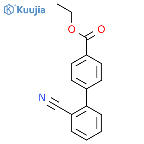 ethyl 4-(2-cyanophenyl)benzoate structure