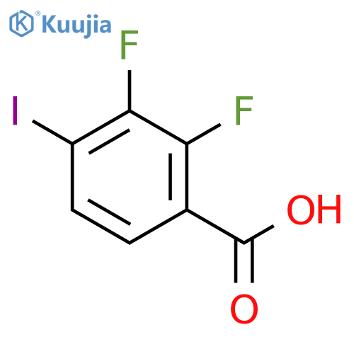 2,3-Difluoro-4-iodobenzoic acid structure